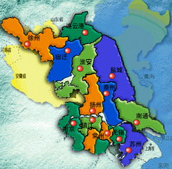 江苏概况——行政区划,地理位置,自然资源
